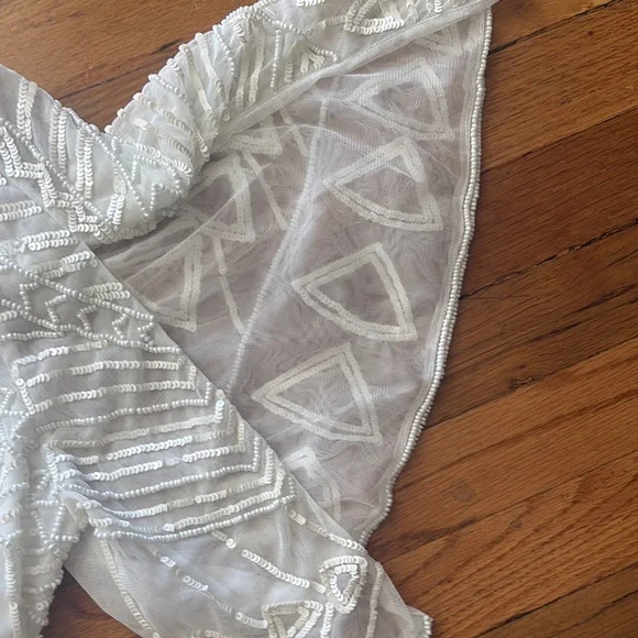 NWT Bridal Eloquii White One Shoulder Jumpsuit - Picture 9 of 14